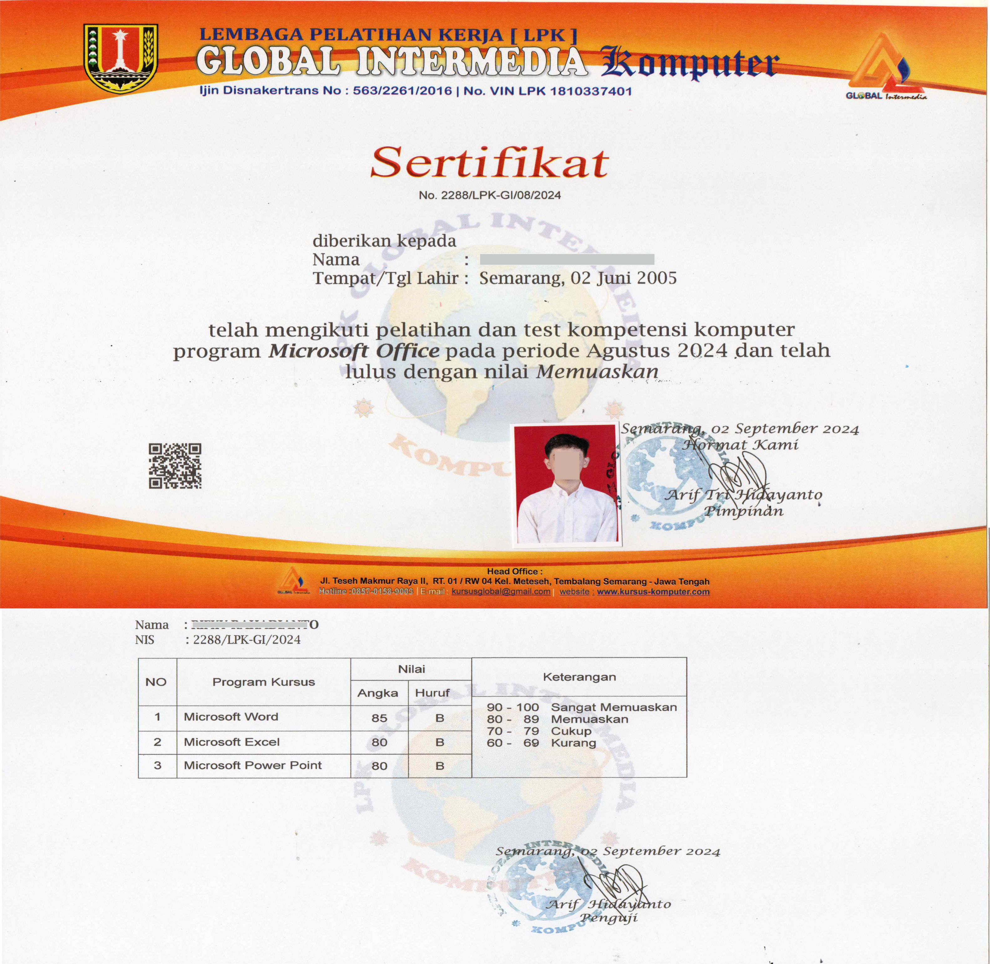 sertifikat komputer online resmi cpns