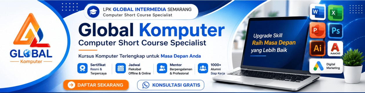 KURSUS KOMPUTER  SEMARANG | 0857-0158-9003