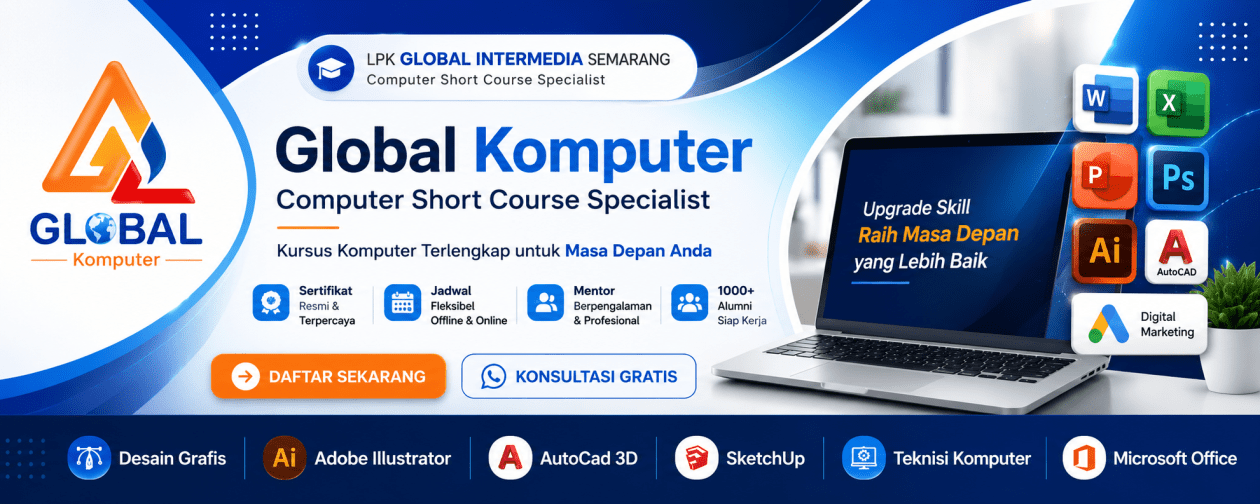 KURSUS KOMPUTER  SEMARANG | 0857-0158-9003