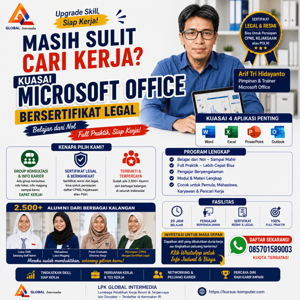 Kursus Microsoft Office Semarang