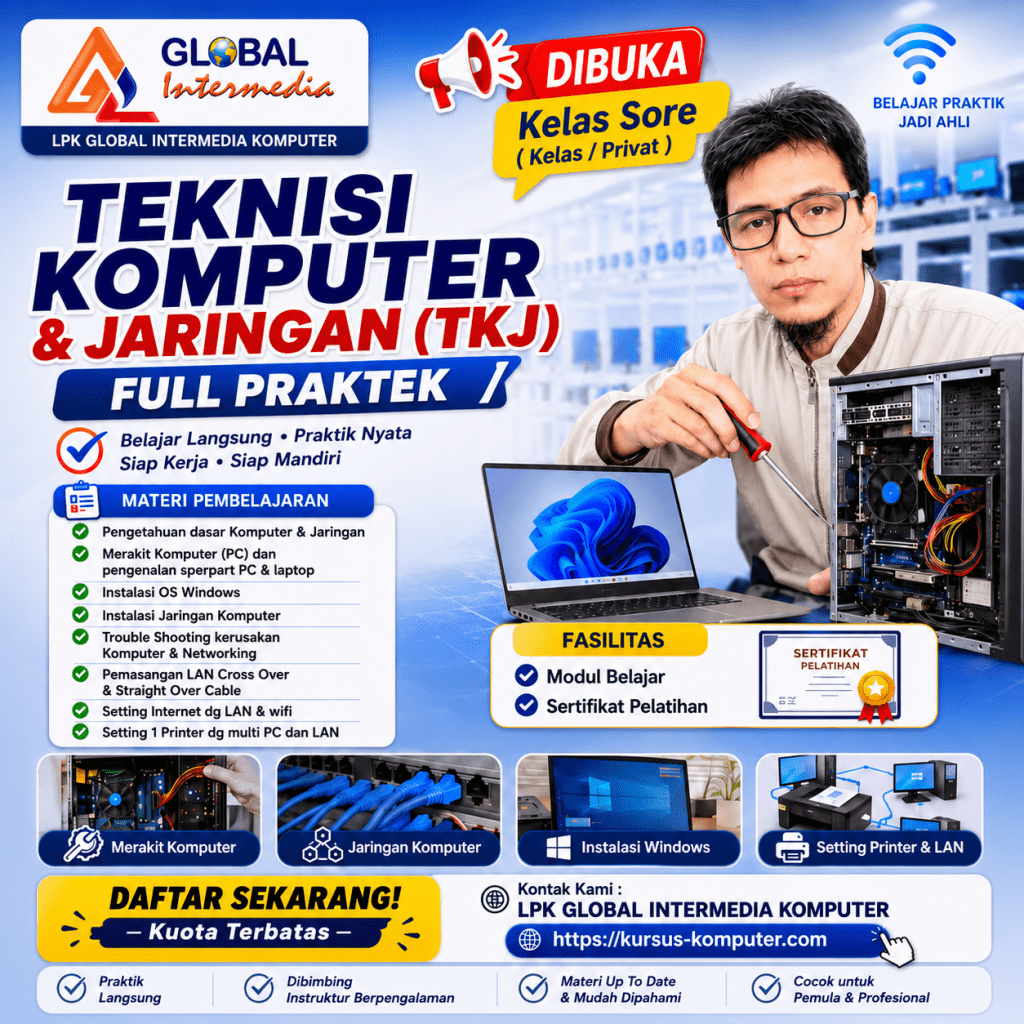 Kursus Teknisi Komputer Semarang