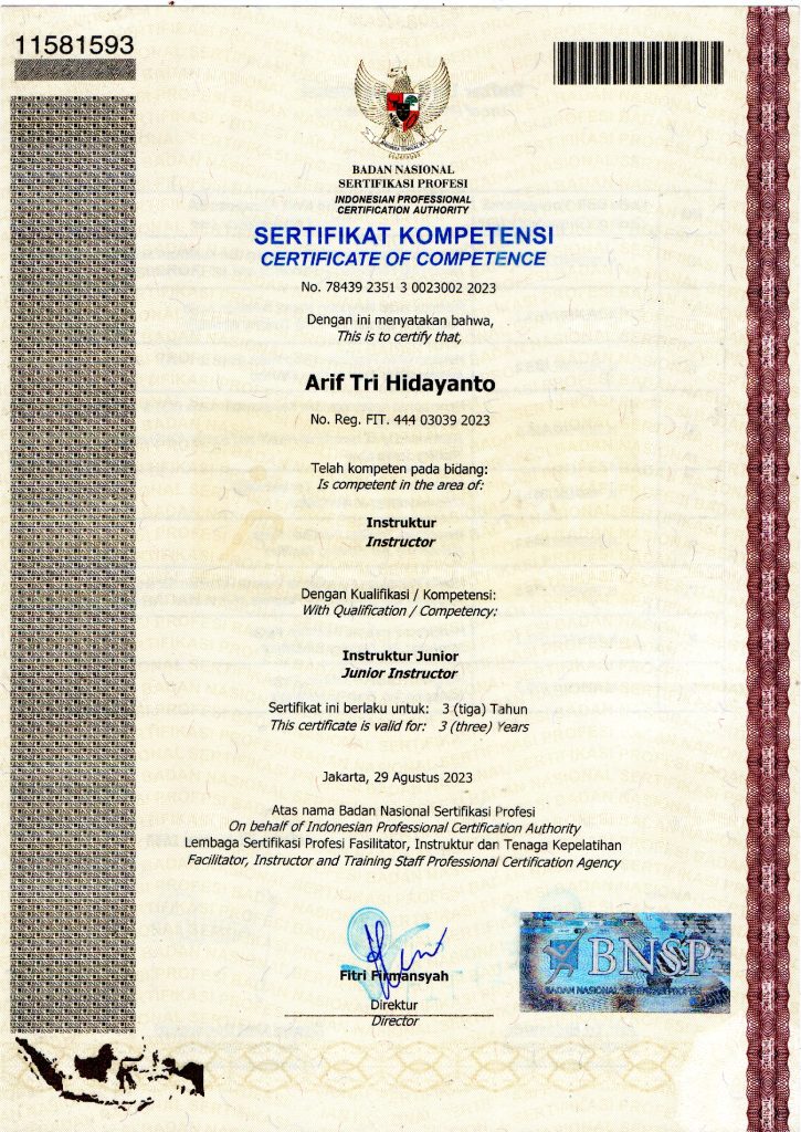 Sertifikat Metofologi